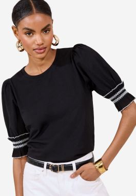 Lipsy Tričko  čierna