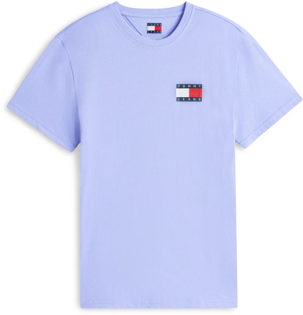 Tommy Jeans Tričko 'ESSENTIAL'  svetlomodrá / červená / biela