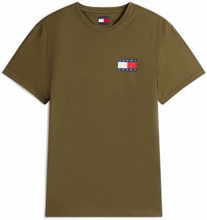 Tommy Jeans Tričko 'ESSENTIAL'  modrá / kaki / červená / biela