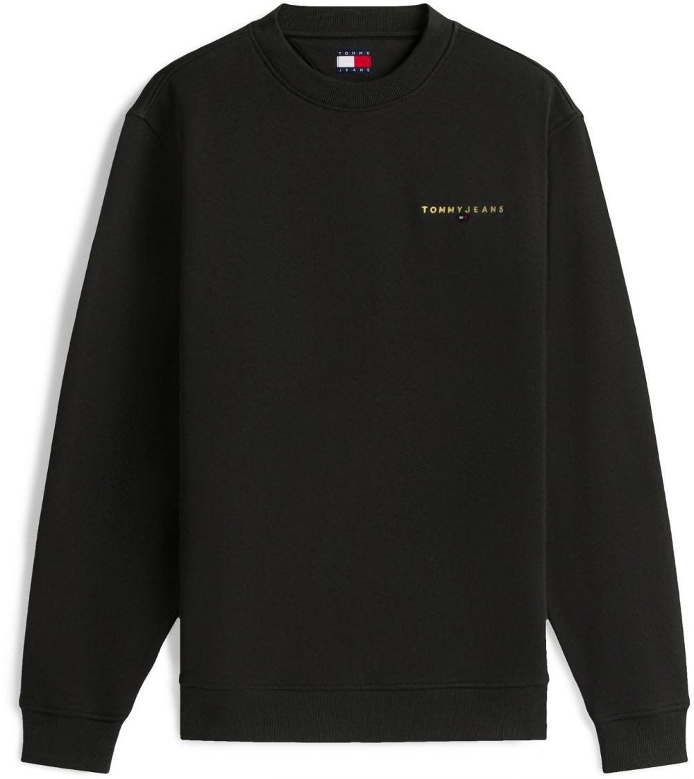 Tommy Jeans Mikina  zlatá / čierna