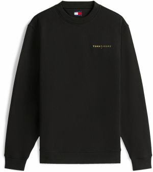 Tommy Jeans Mikina  zlatá / čierna