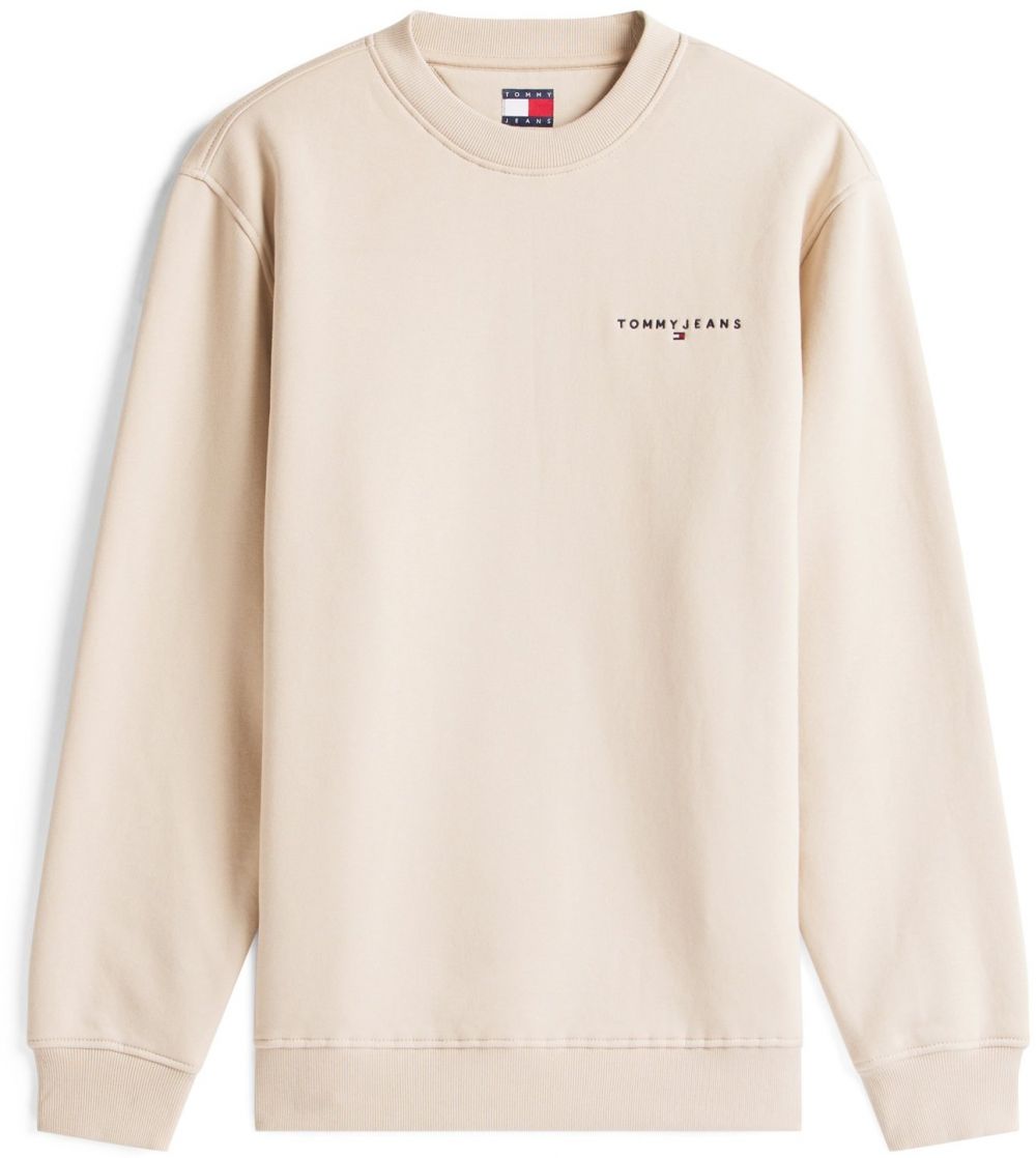 Tommy Jeans Mikina  nebielená / námornícka modrá / červená / biela