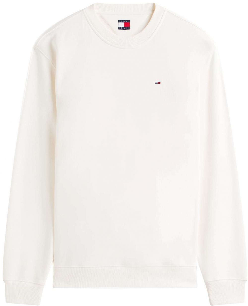 Tommy Jeans Mikina  námornícka modrá / červená / šedobiela