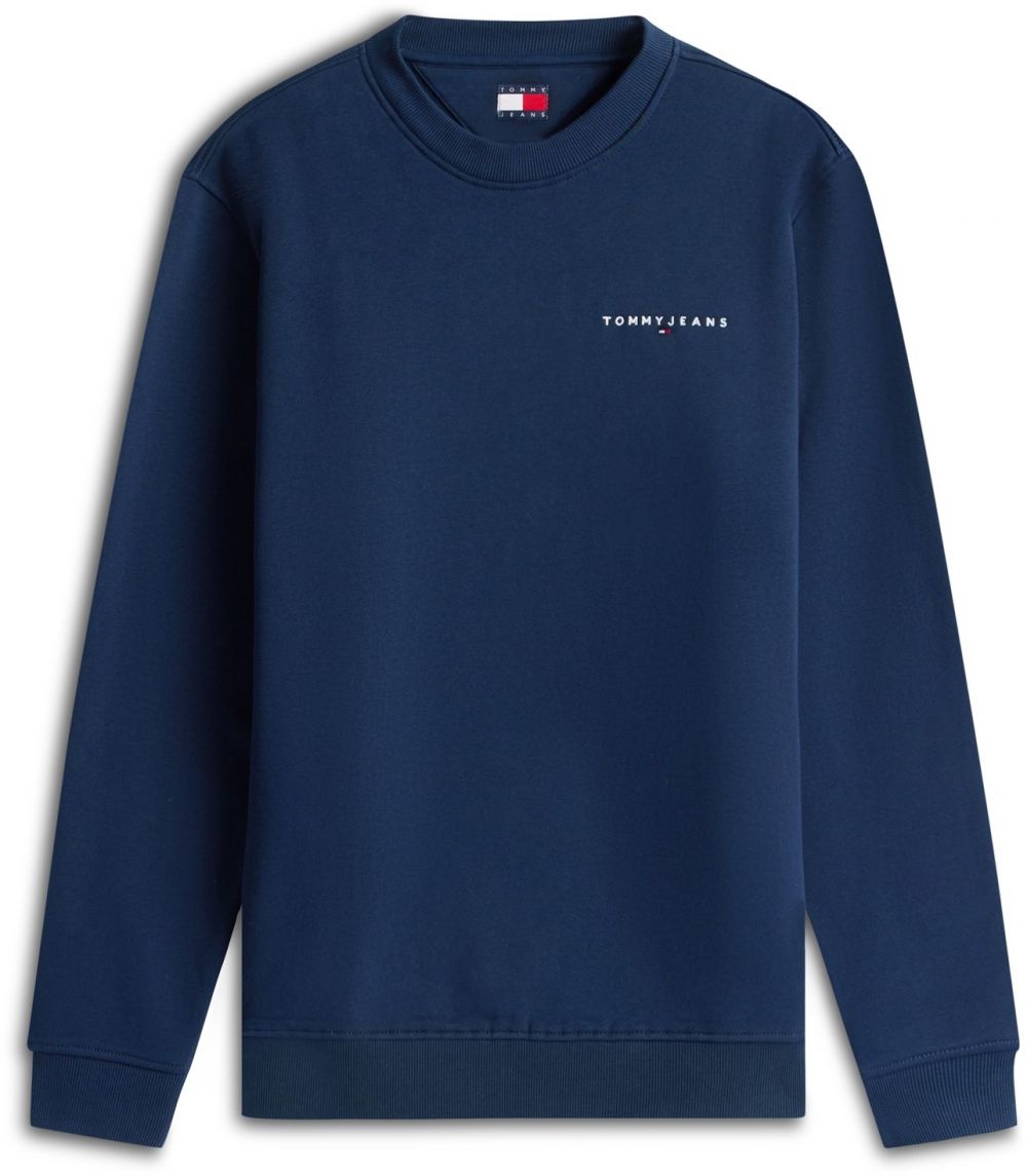 Tommy Jeans Mikina  námornícka modrá / brusnicová / biela