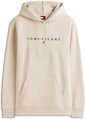 Tommy Jeans Mikina  nebielená / červená / čierna / biela