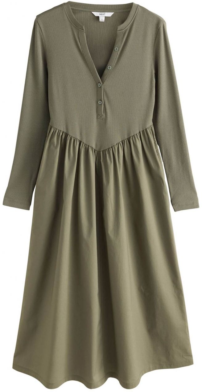 Next Šaty  kaki