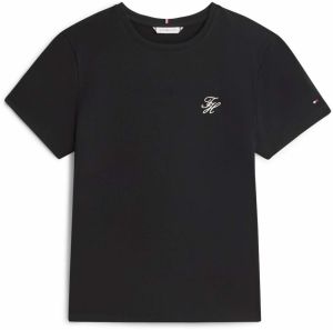 TOMMY HILFIGER Tričko  námornícka modrá / červená / čierna / biela