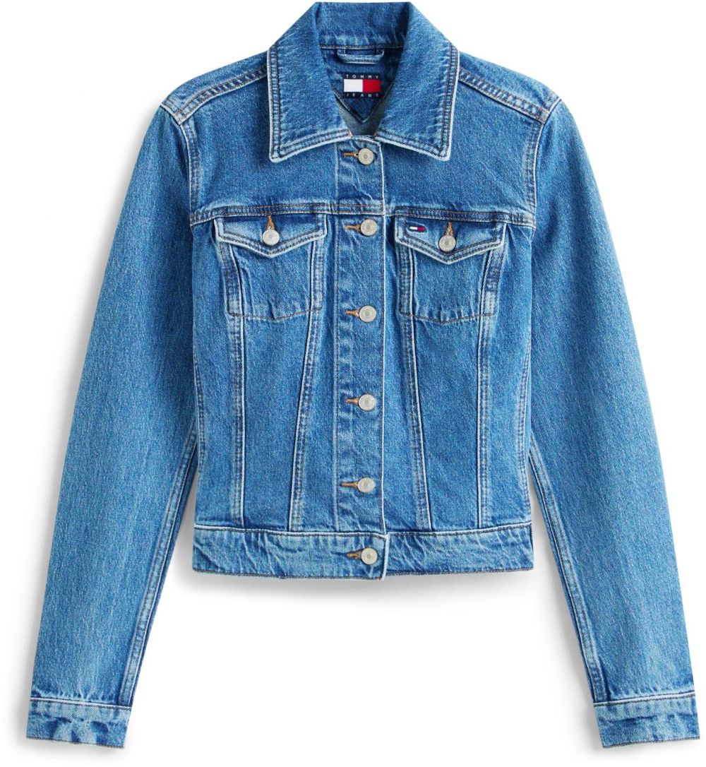 Tommy Jeans Prechodná bunda 'VIVIANNE'  modrá denim