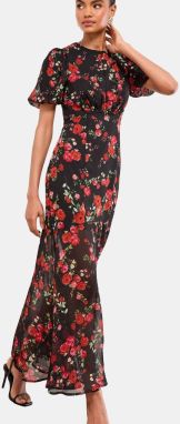 Lipsy Šaty  pastelovo zelená / ružová / oranžovo červená / čierna