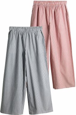 The Set Nohavice  sivá / ružová / šedobiela