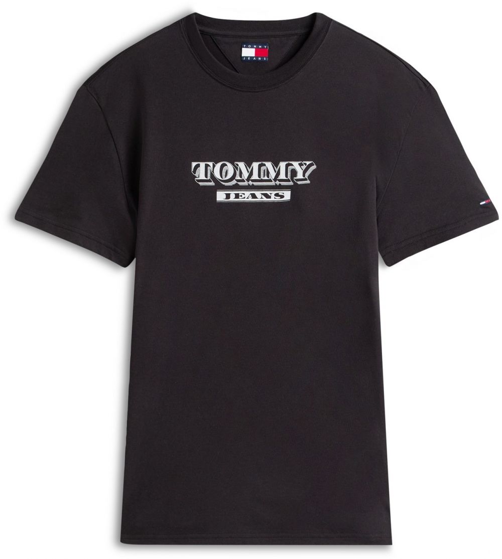 Tommy Jeans Tričko  námornícka modrá / červená / čierna / biela