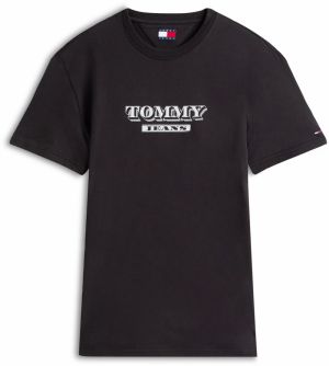 Tommy Jeans Tričko  námornícka modrá / červená / čierna / biela
