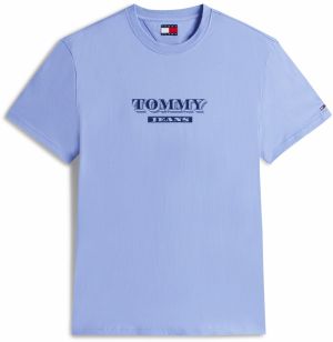 Tommy Jeans Tričko  námornícka modrá / svetlomodrá / červená / biela