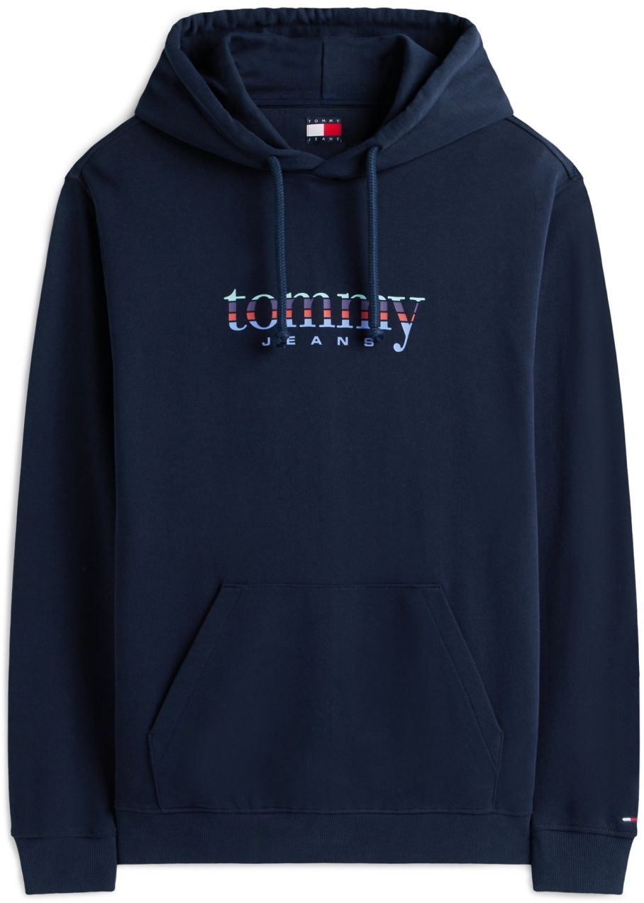 Tommy Jeans Mikina  námornícka modrá / vodová / fialová / červená