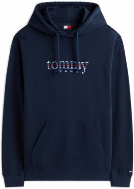 Tommy Jeans Mikina  námornícka modrá / vodová / fialová / červená