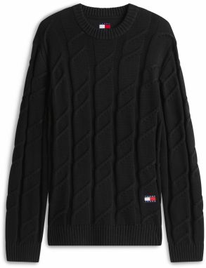 Tommy Jeans Sveter  čierna