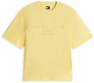Tommy Jeans Tričko '90S NEW CLASSICS'  žltá