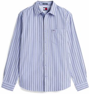 Tommy Jeans Košeľa  opálová / čierna / biela