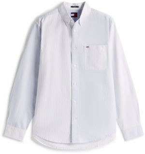 Tommy Jeans Košeľa  pastelovo modrá / biela