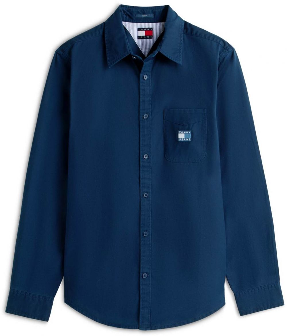 Tommy Jeans Košeľa  modrá