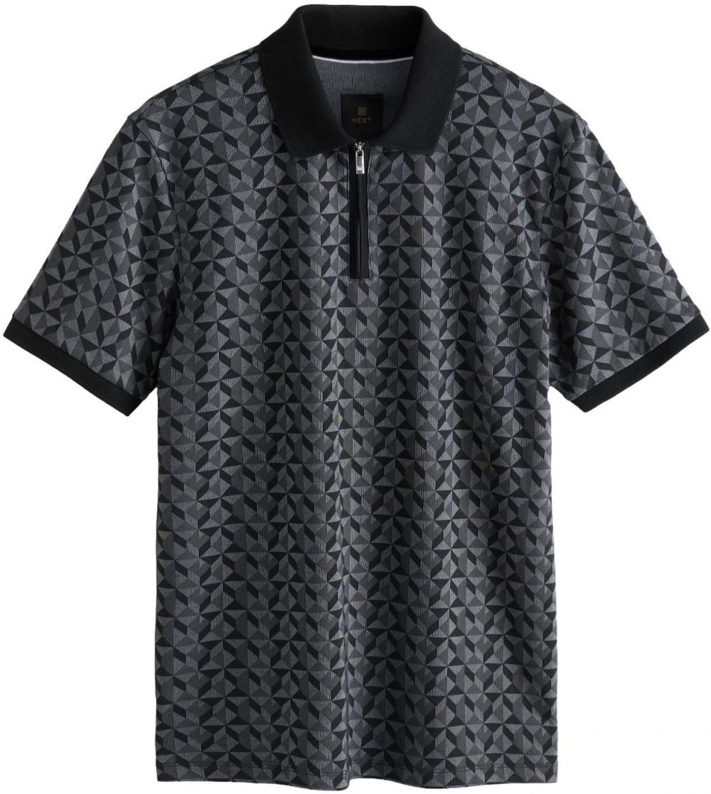 Next Tričko  sivá / čadičová / čierna