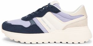 Tommy Jeans Nízke tenisky  béžová / námornícka modrá / svetlomodrá / biela
