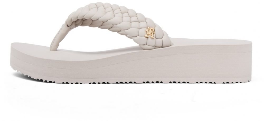 TOMMY HILFIGER Žabky  šedobiela