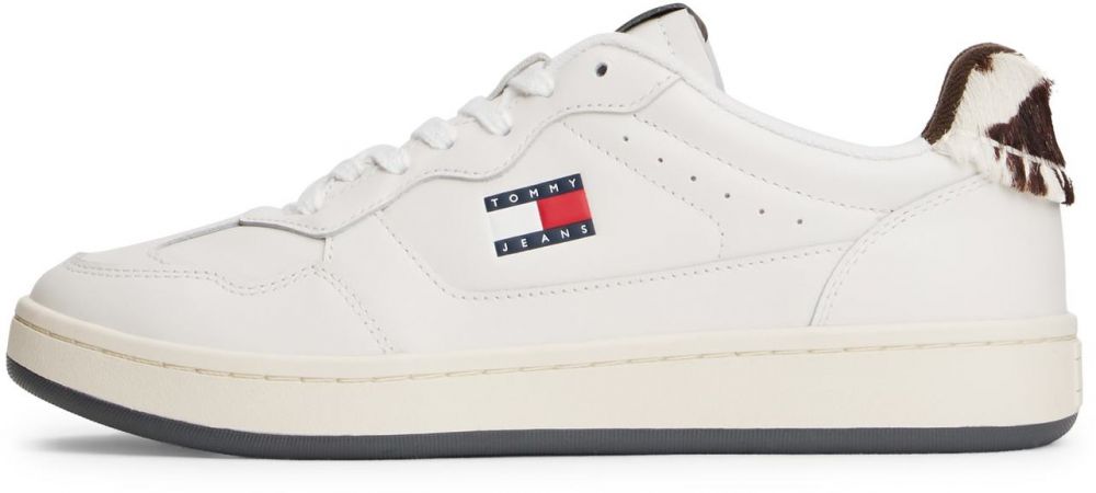 Tommy Jeans Nízke tenisky 'ARCHIVE'  námornícka modrá / čokoládová / červená / biela