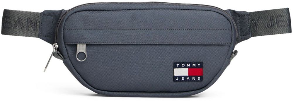 Tommy Jeans Ľadvinka 'ESS'  námornícka modrá / sivá / červená / biela