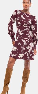 Lipsy Šaty  pastelovo ružová / burgundská