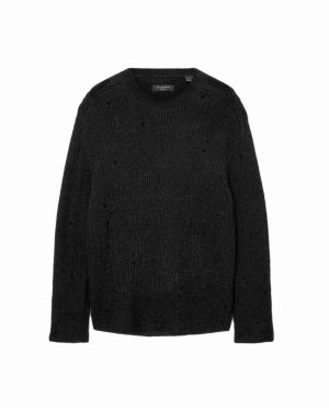 AllSaints Sveter 'EDGIN'  čierna