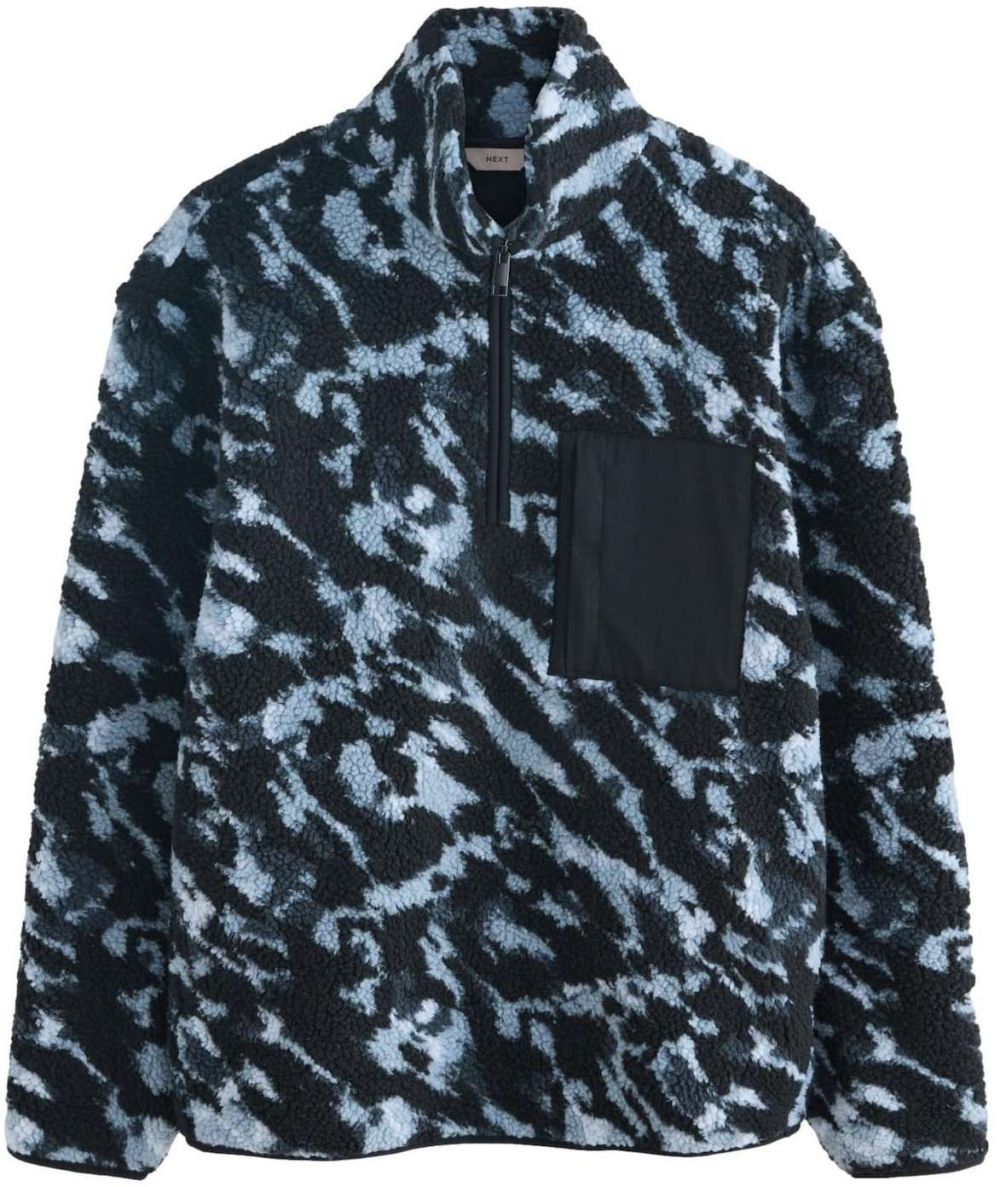 Next Flisová bunda  námornícka modrá / svetlomodrá