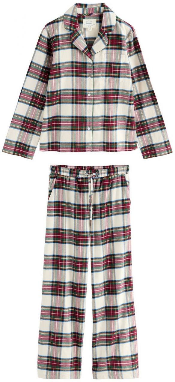 Next Pyžamo  žltá / tmavozelená / červená / biela