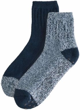 Next Ponožky  námornícka modrá / modrá melírovaná