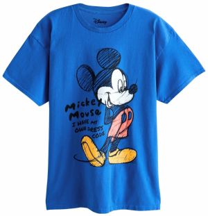 Next Tričko 'Mickey Mouse'  modrá / žltá / čierna / biela
