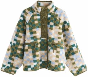 Next Prechodná bunda  béžová / svetlomodrá / olivová / tmavozelená