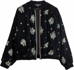 Next Prechodná bunda  zlatá / svetlozelená / čierna / strieborná