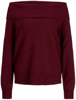 JJXX Sveter 'JXMINKA'  vínovo červená