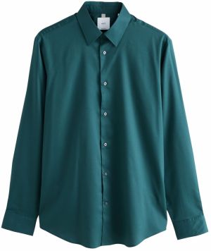 Next Košeľa  modrozelená