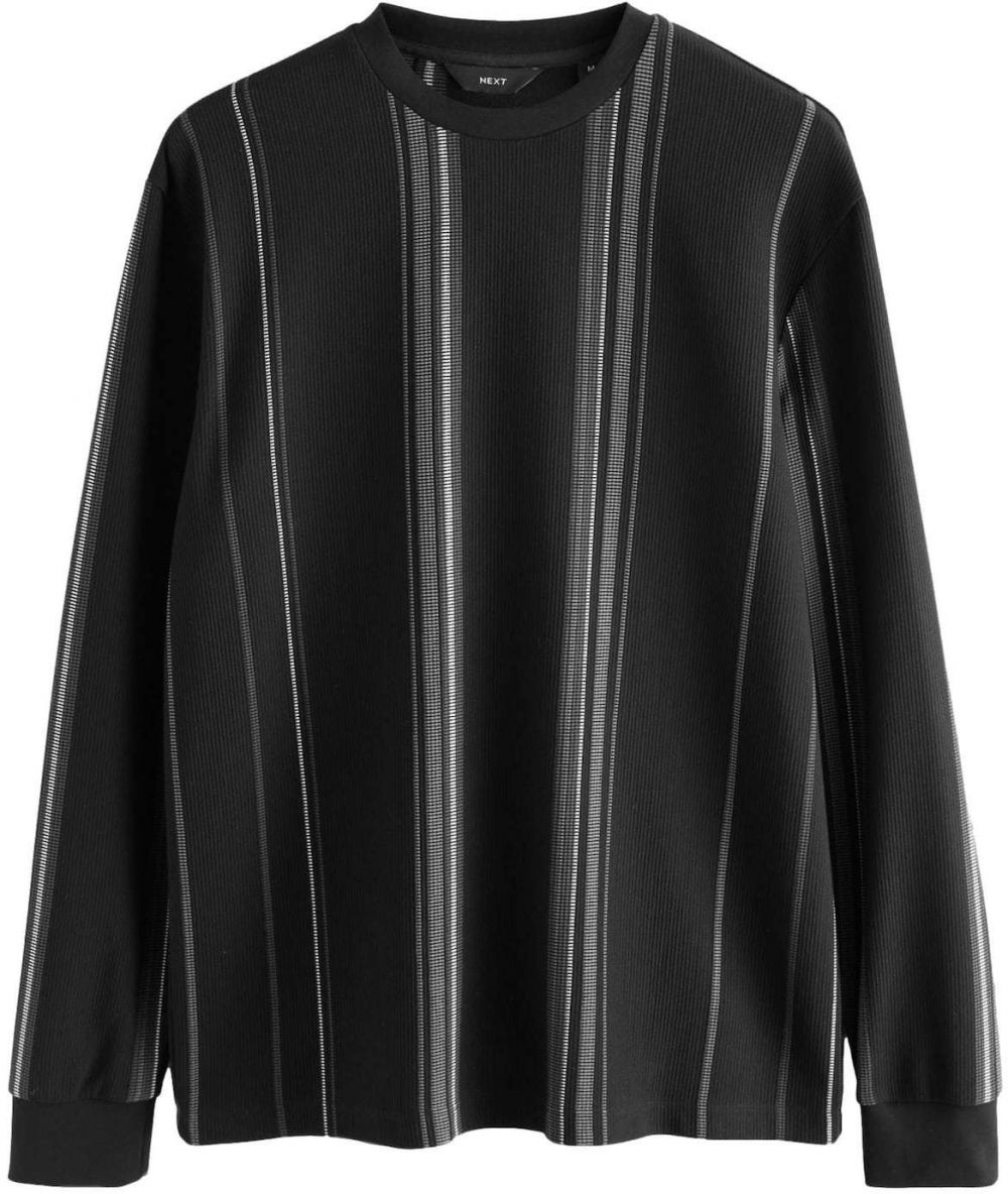 Next Tričko  sivá / čierna / biela