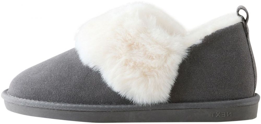 Next Papuče  antracitová / biela