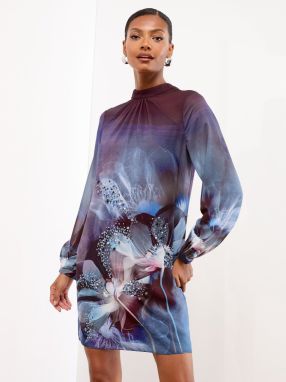 Lipsy Šaty  modrá / námornícka modrá / modrofialová / ružová