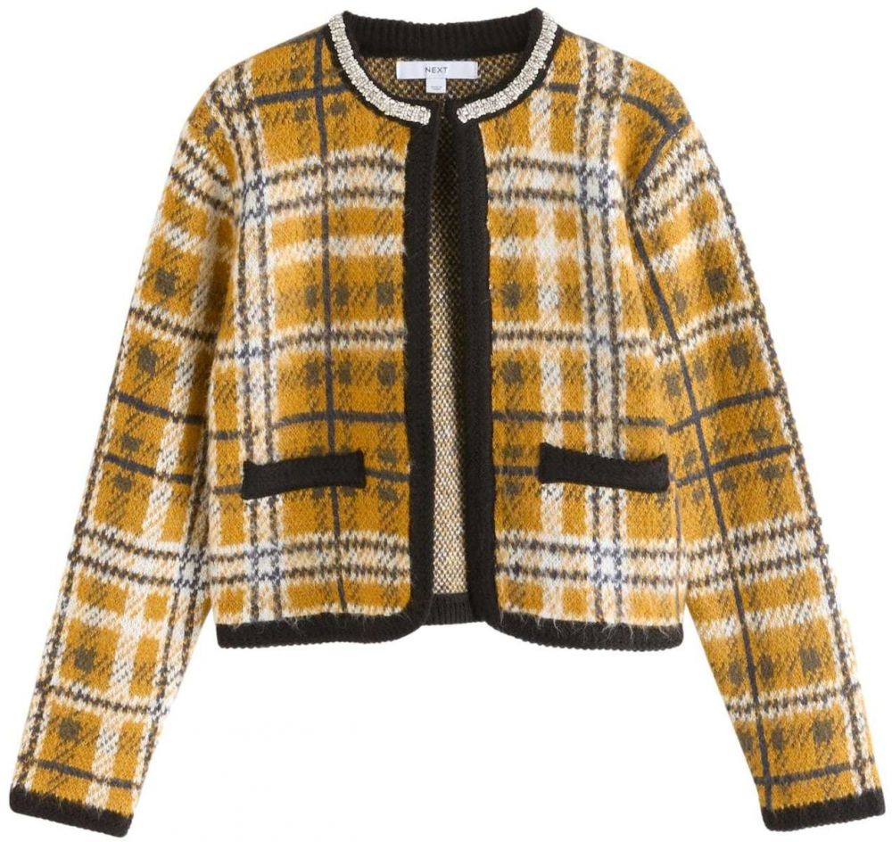 Next Kardigán  okrová / čierna / biela