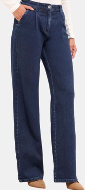 Lipsy Plisované rifle  tmavomodrá