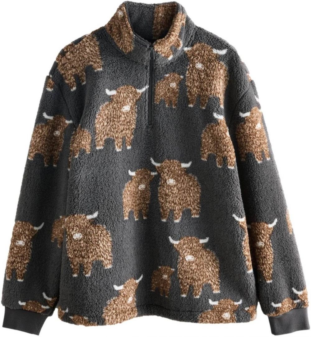 Next Sveter  svetlohnedá / sivá