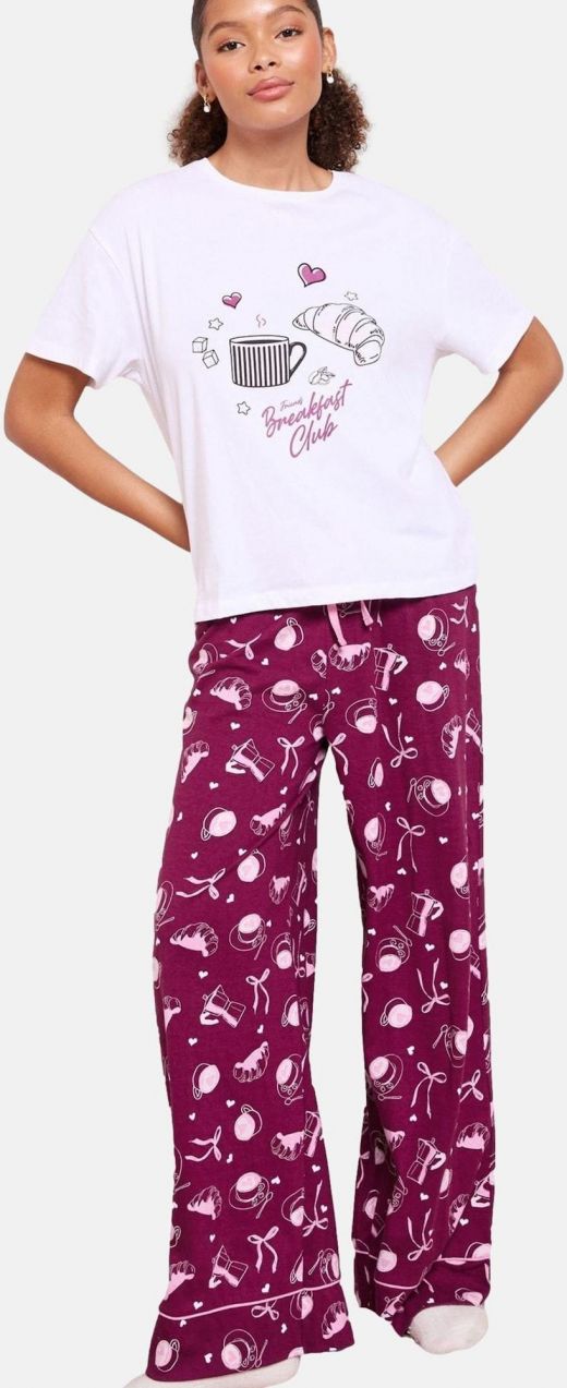 Friends Like These Pyžamo  červená / biela