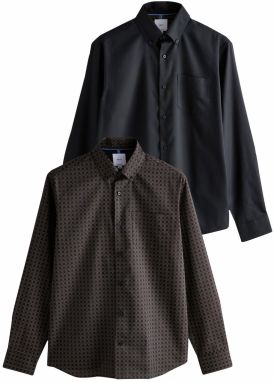 Next Košeľa  oranžová / čierna