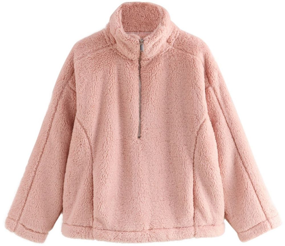 Next Flisová bunda  ružová