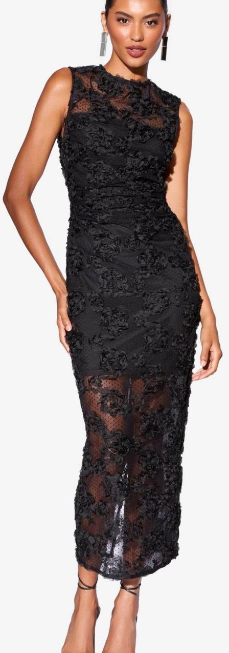 Lipsy Šaty  čierna