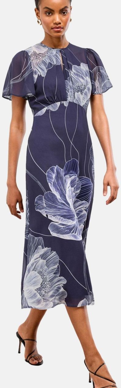 Lipsy Šaty  námornícka modrá / biela